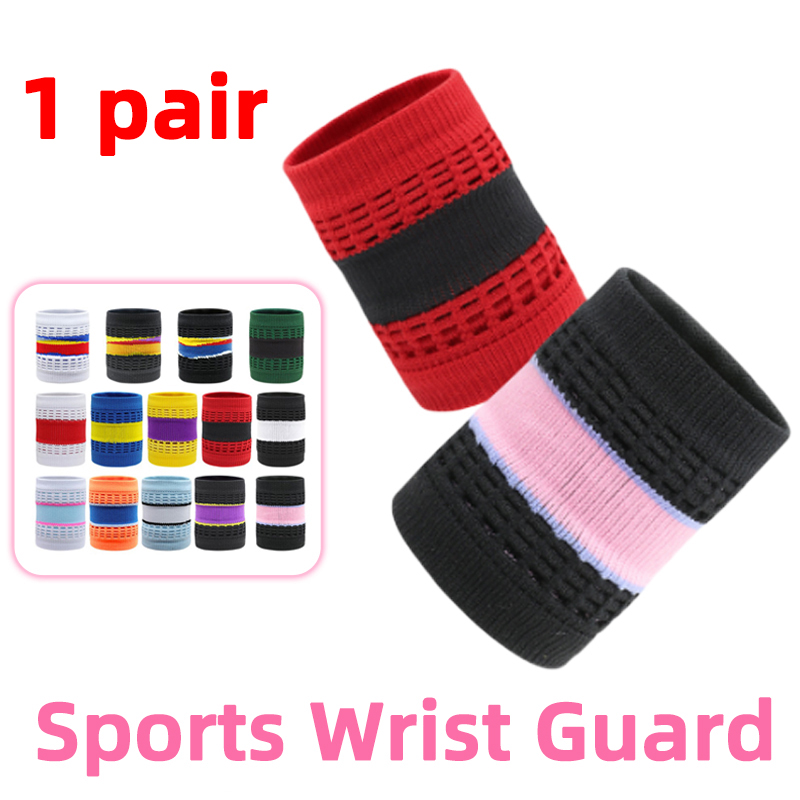 Wristband Pair Sweat - 남녀공용 스포츠 땀 밴드 손목 보호대,