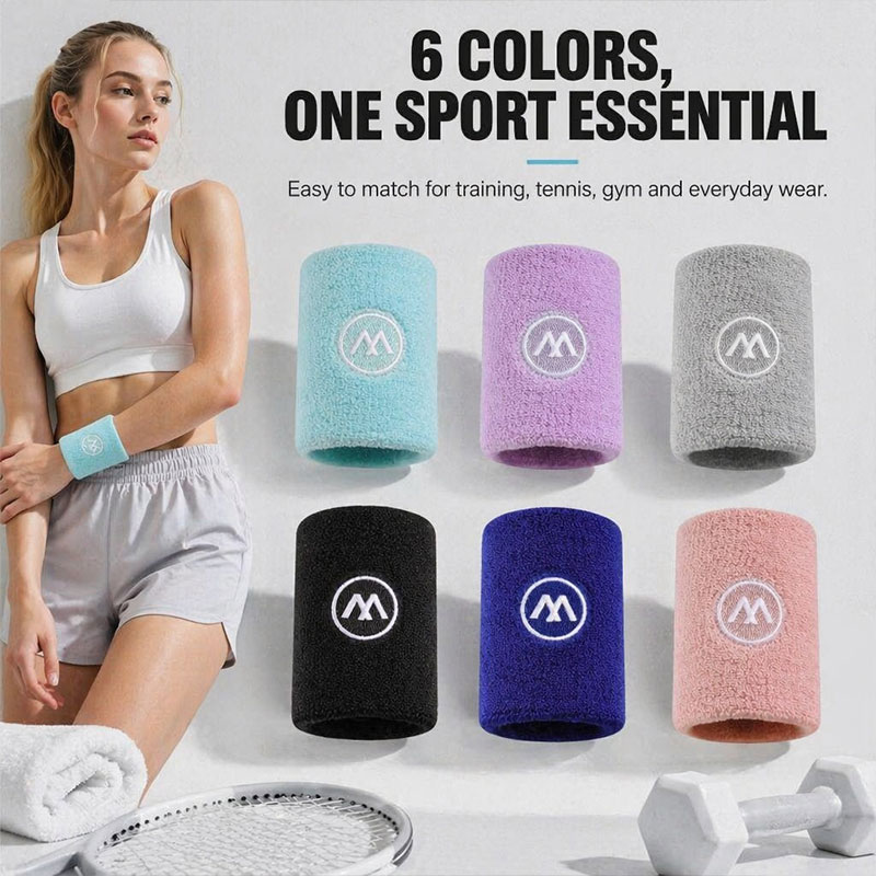 Wristband Pair Sweat - 땀 흡수 및 통기성이 뛰어난 스포츠