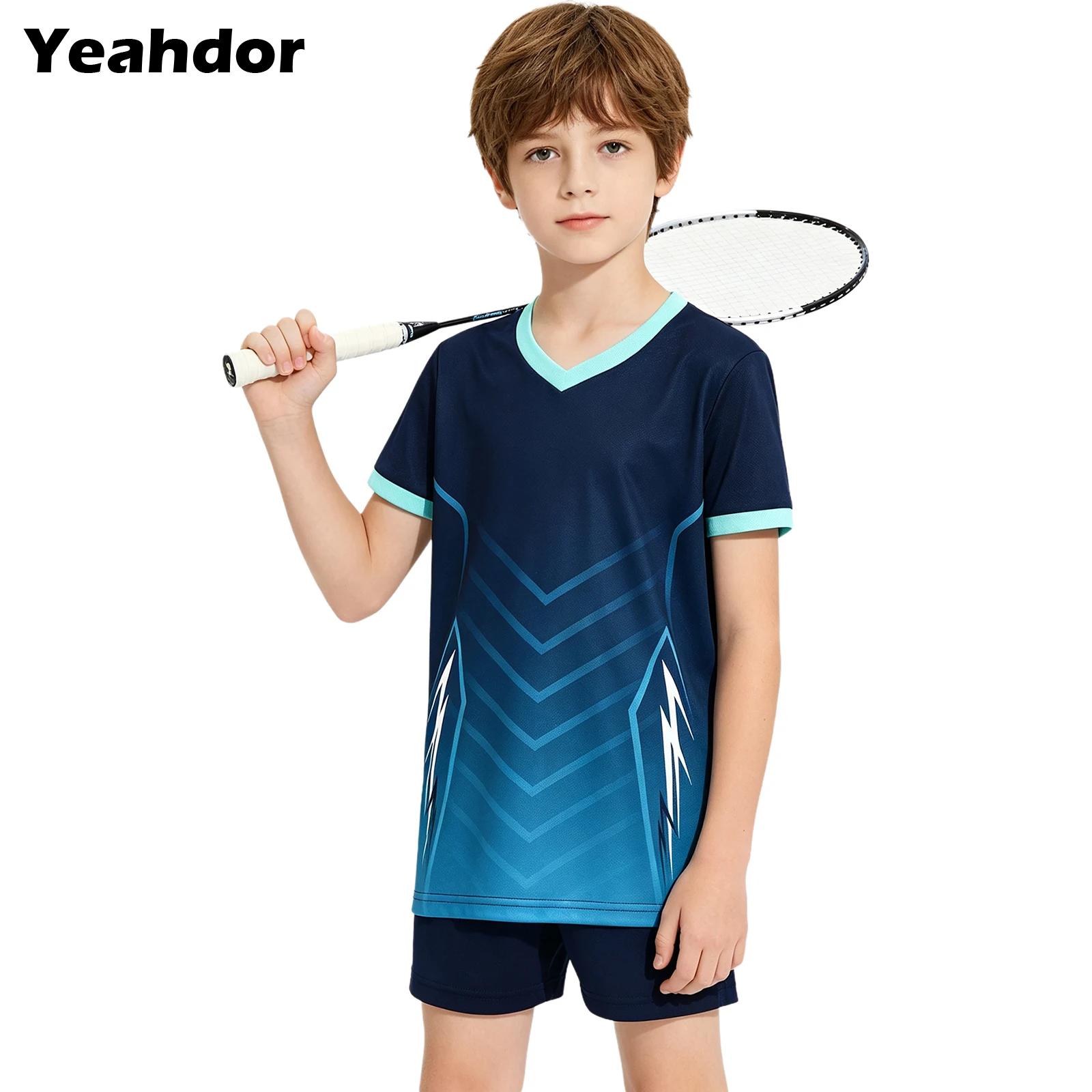 키즈 소년 소녀 축구 배드민턴 풋볼 트랙슈트 속건성 반 - Badminton Kids 리뷰 및 가격
