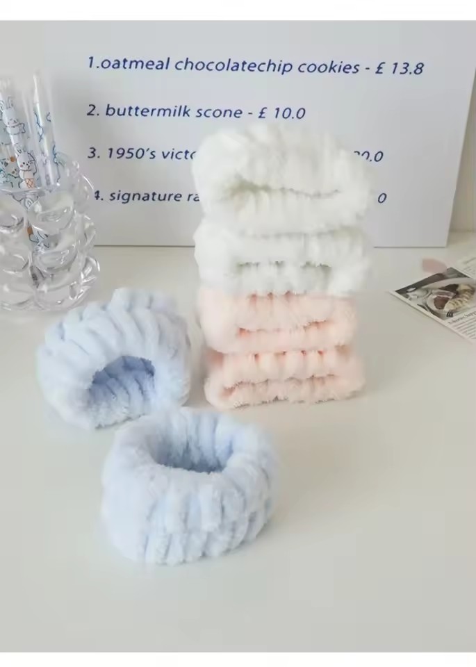 패션 2개 세트 세안 및 손목 밴드, 물과 땀 흡수,  - Wristband Pair Sweat 리뷰 및 가격