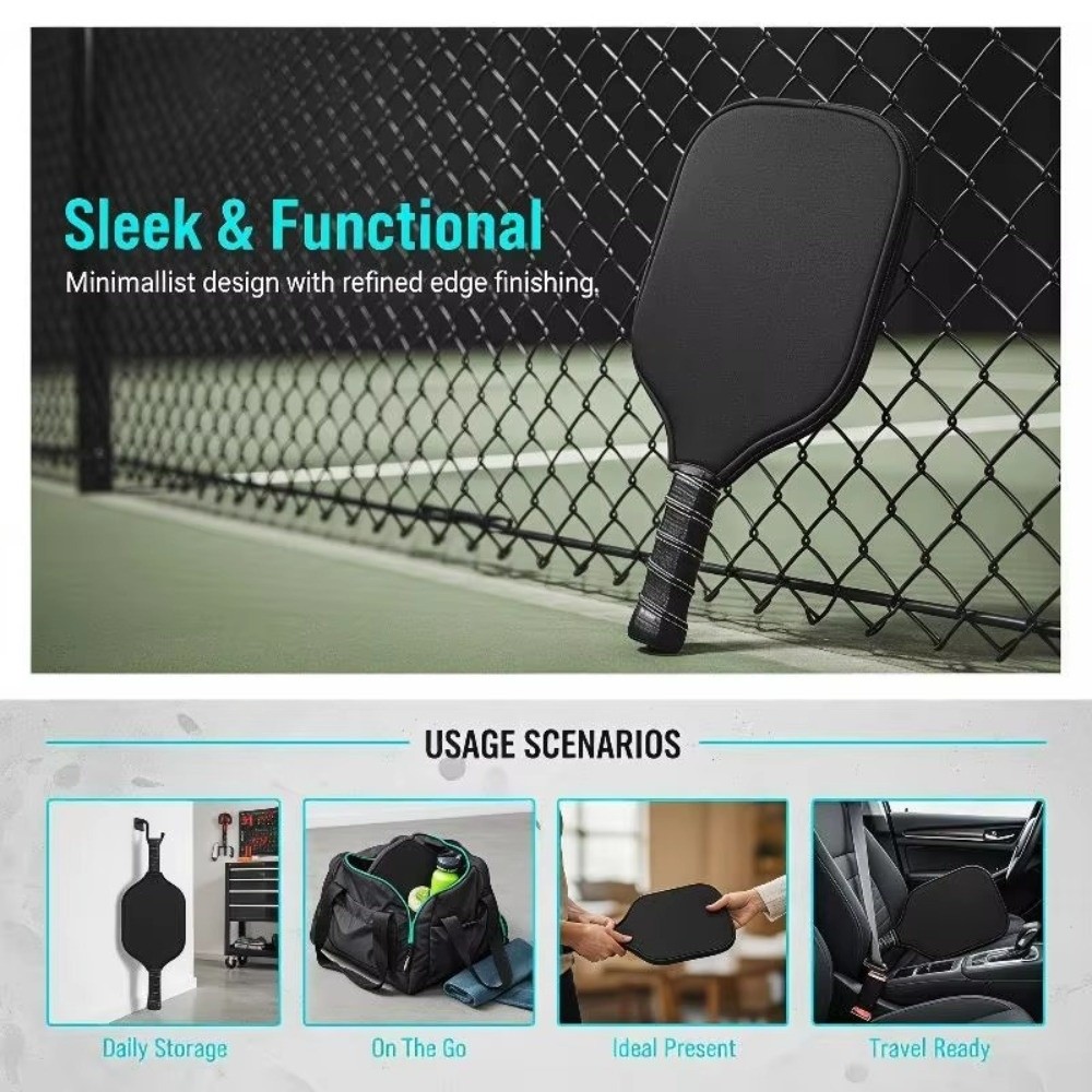 네오프렌 소재의 피클볼 패들 커버, 지퍼가 있는 가벼운 - Racket Cover Bag 리뷰 및 가격